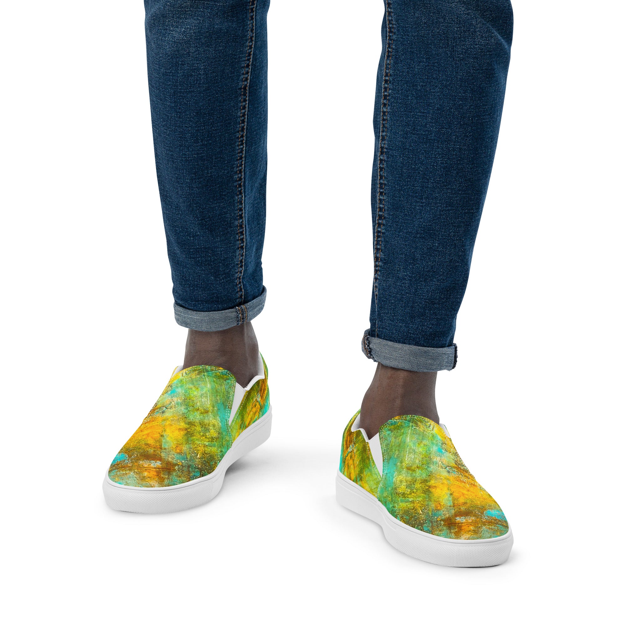 Men's Slip On- Bright Earth Flow