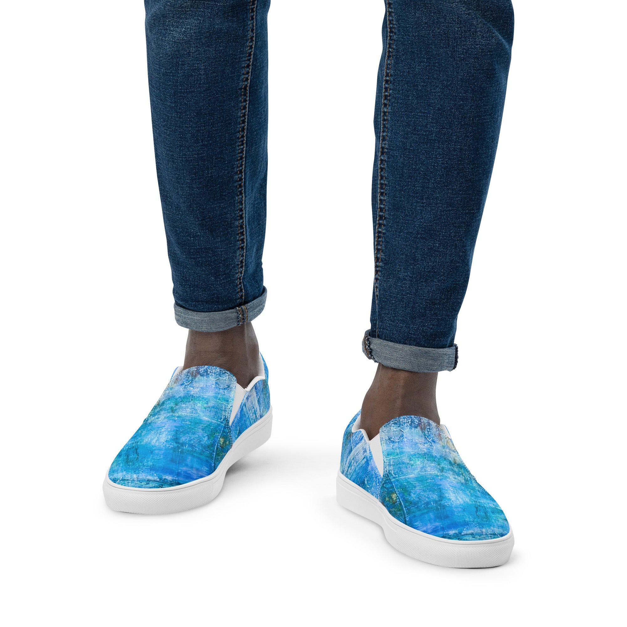 Men's Slip On- Bright Earth Blue