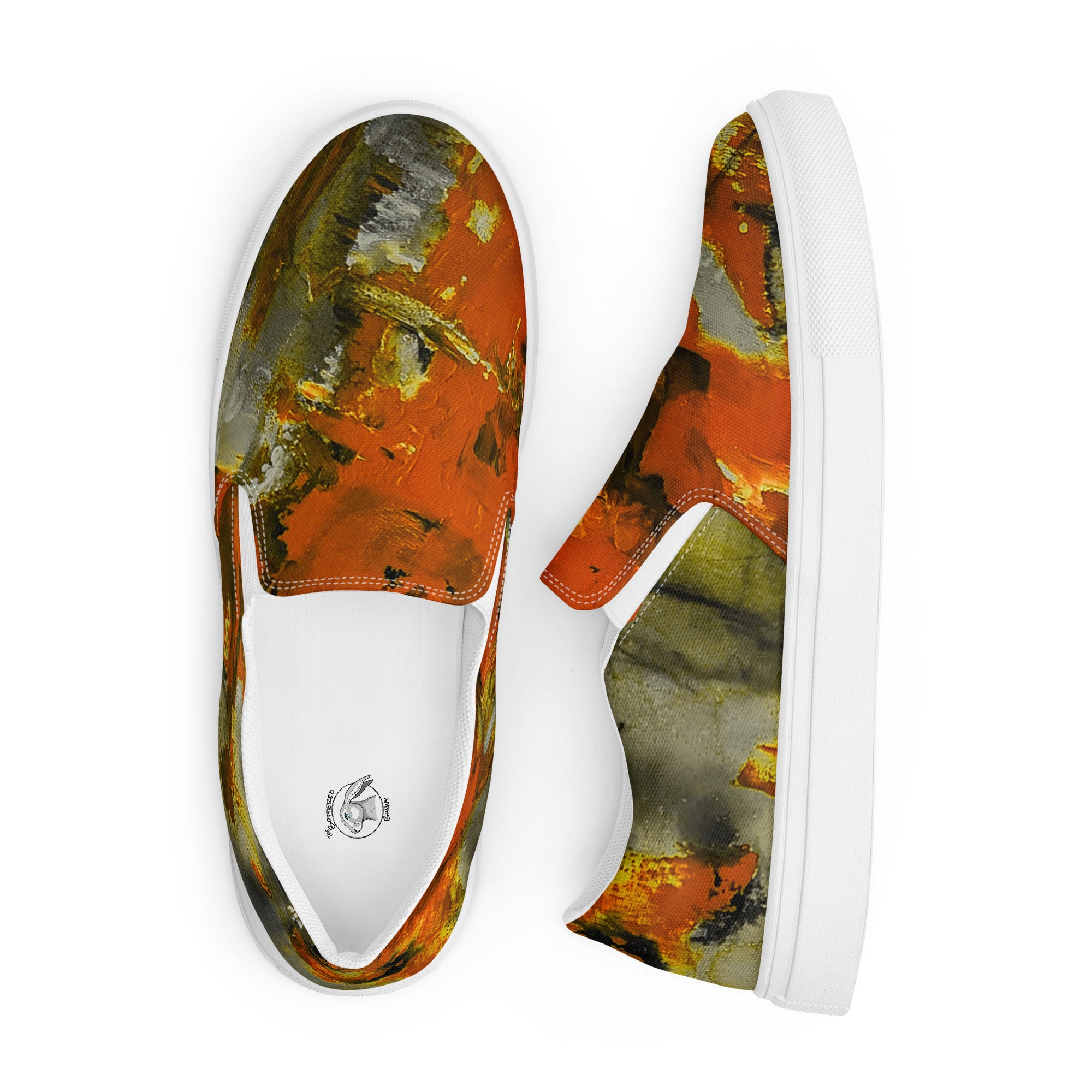 Men's Slip On- Mismatch Orange