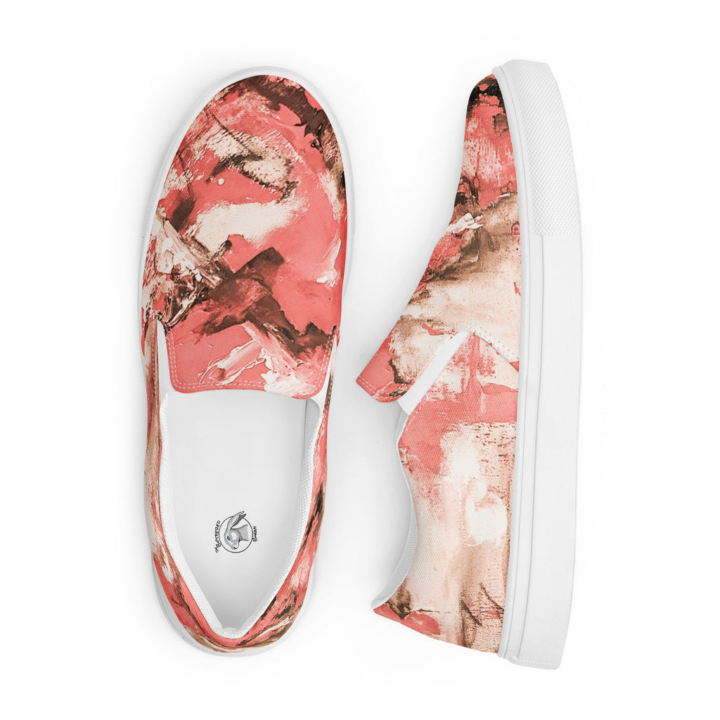 Men's Slip On- Mismatch Peach