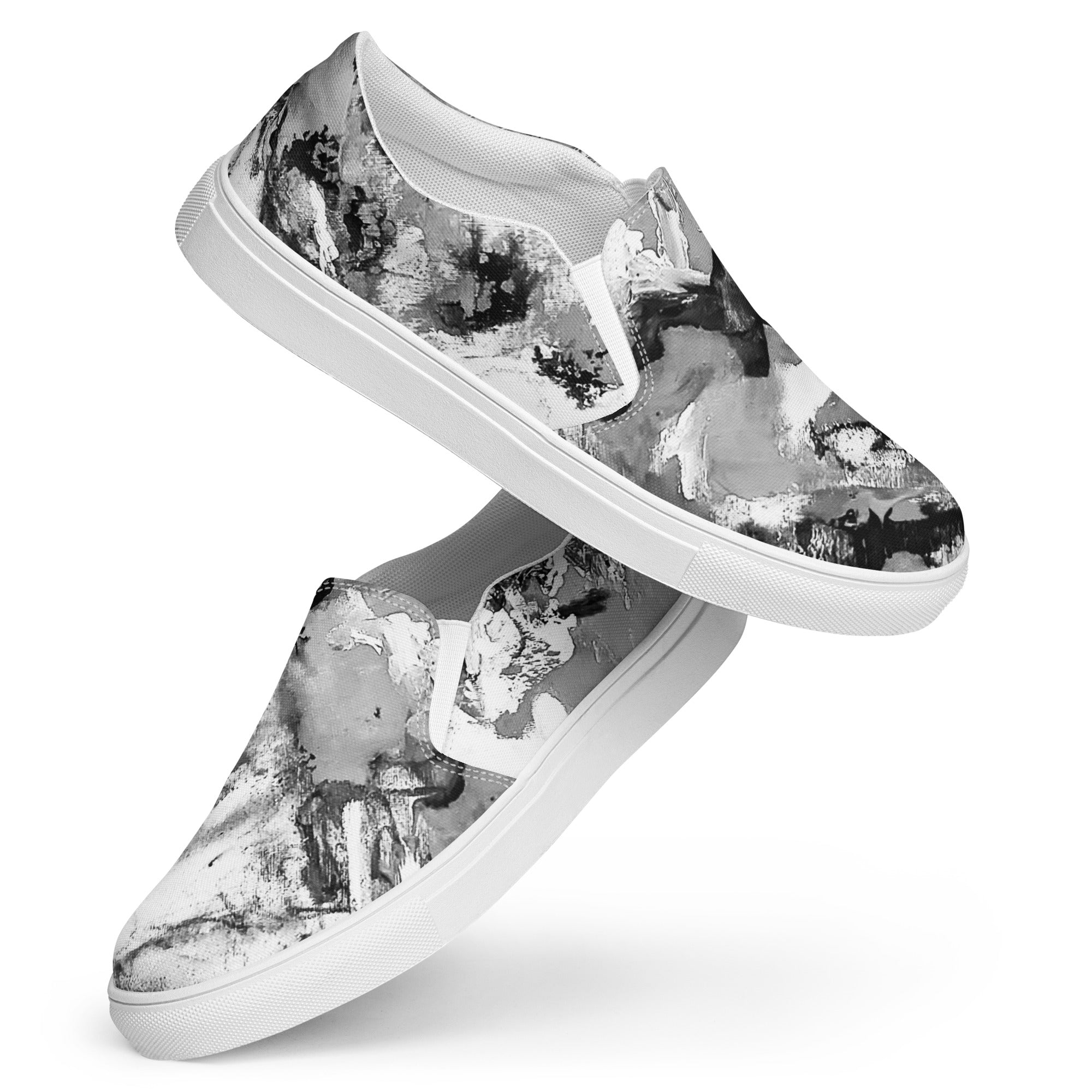 Men's Slip On- Mismatch Grey
