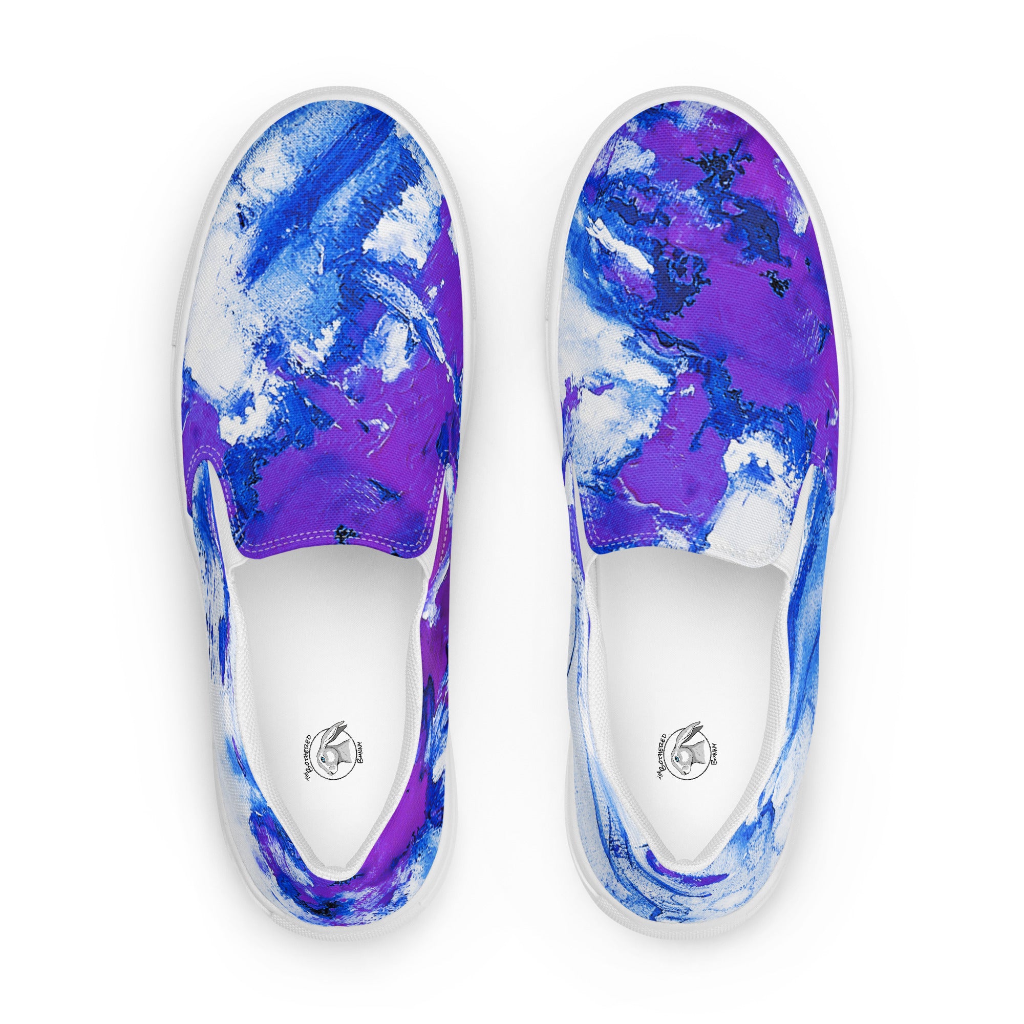 Men's Slip On- Mismatch Purple