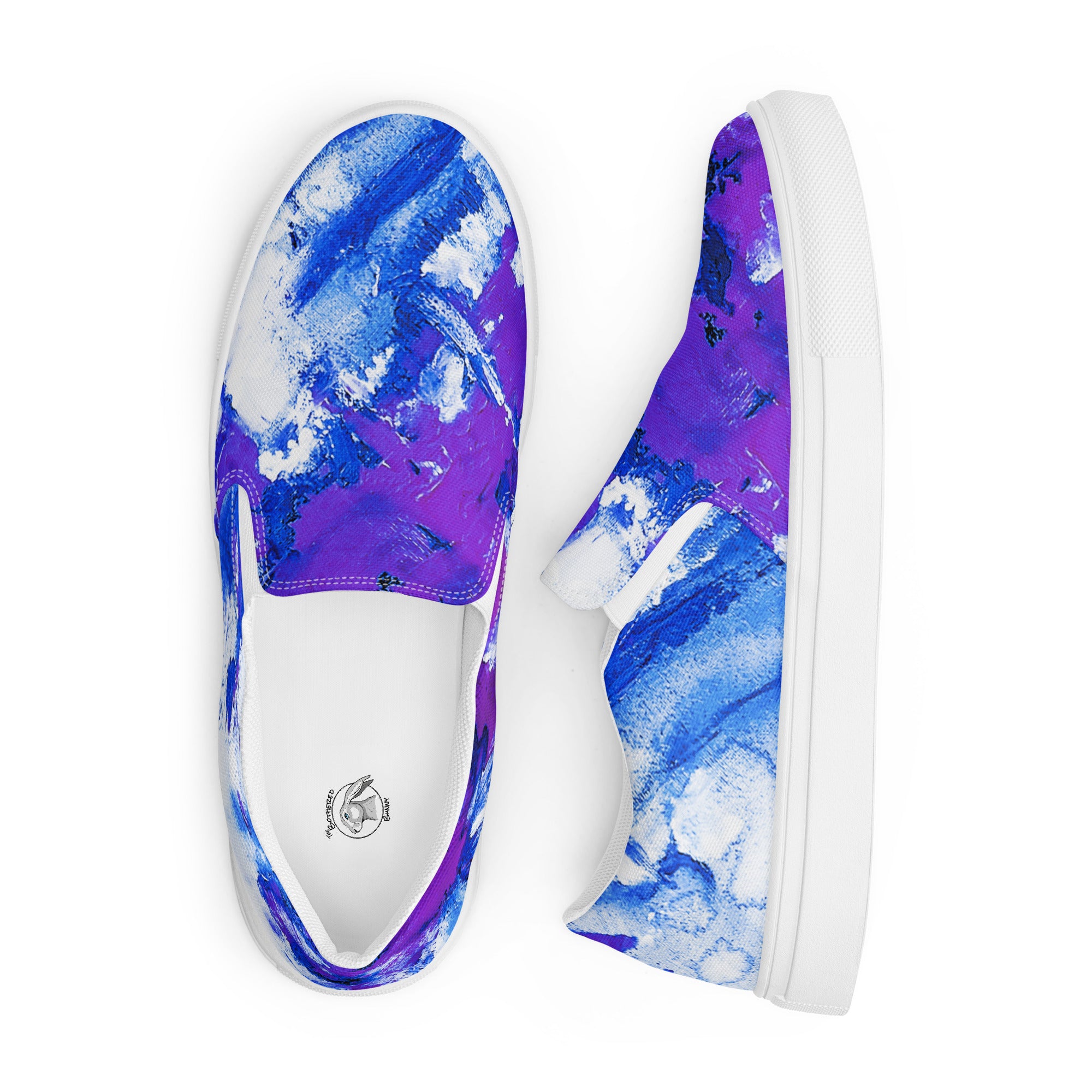 Men's Slip On- Mismatch Purple