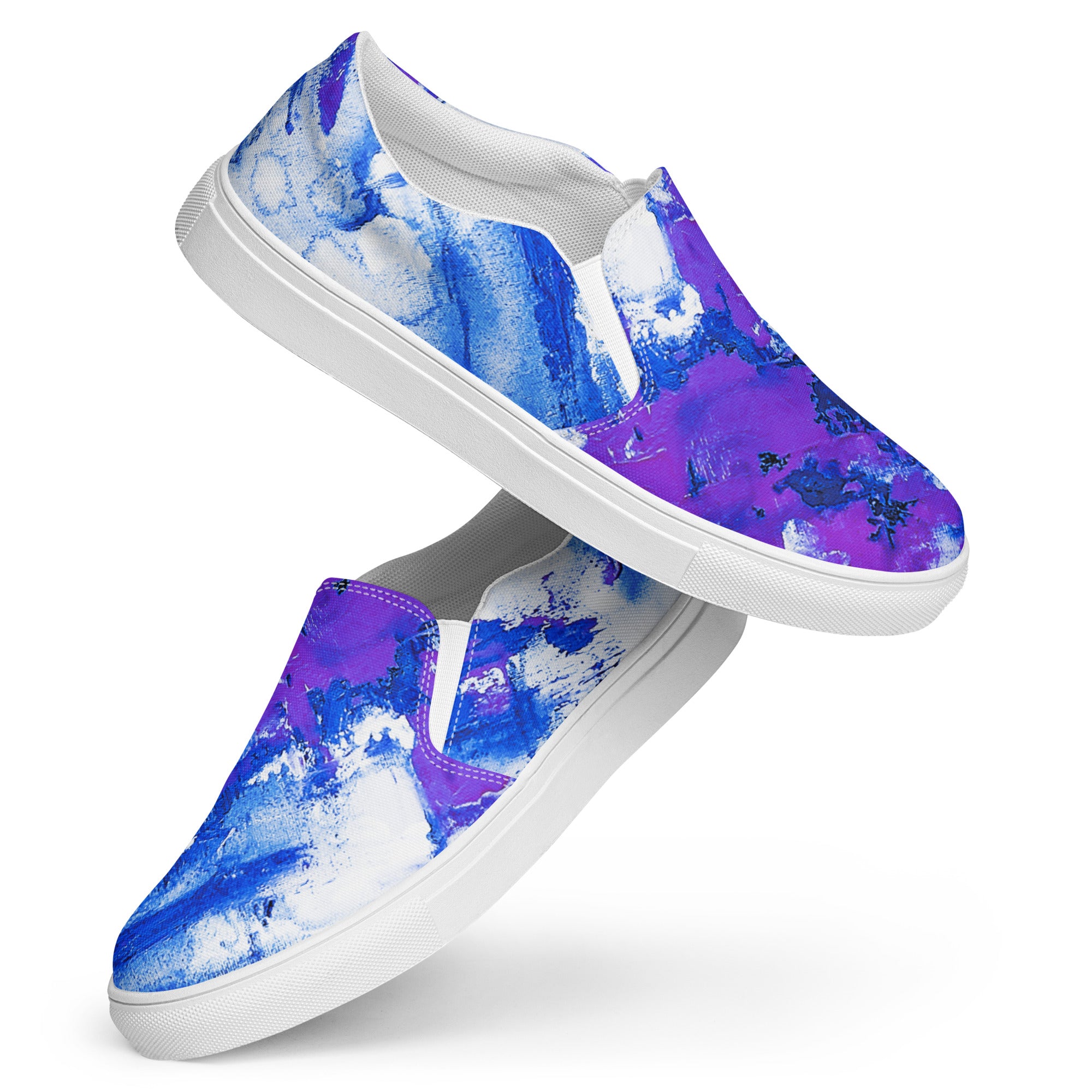 Men's Slip On- Mismatch Purple