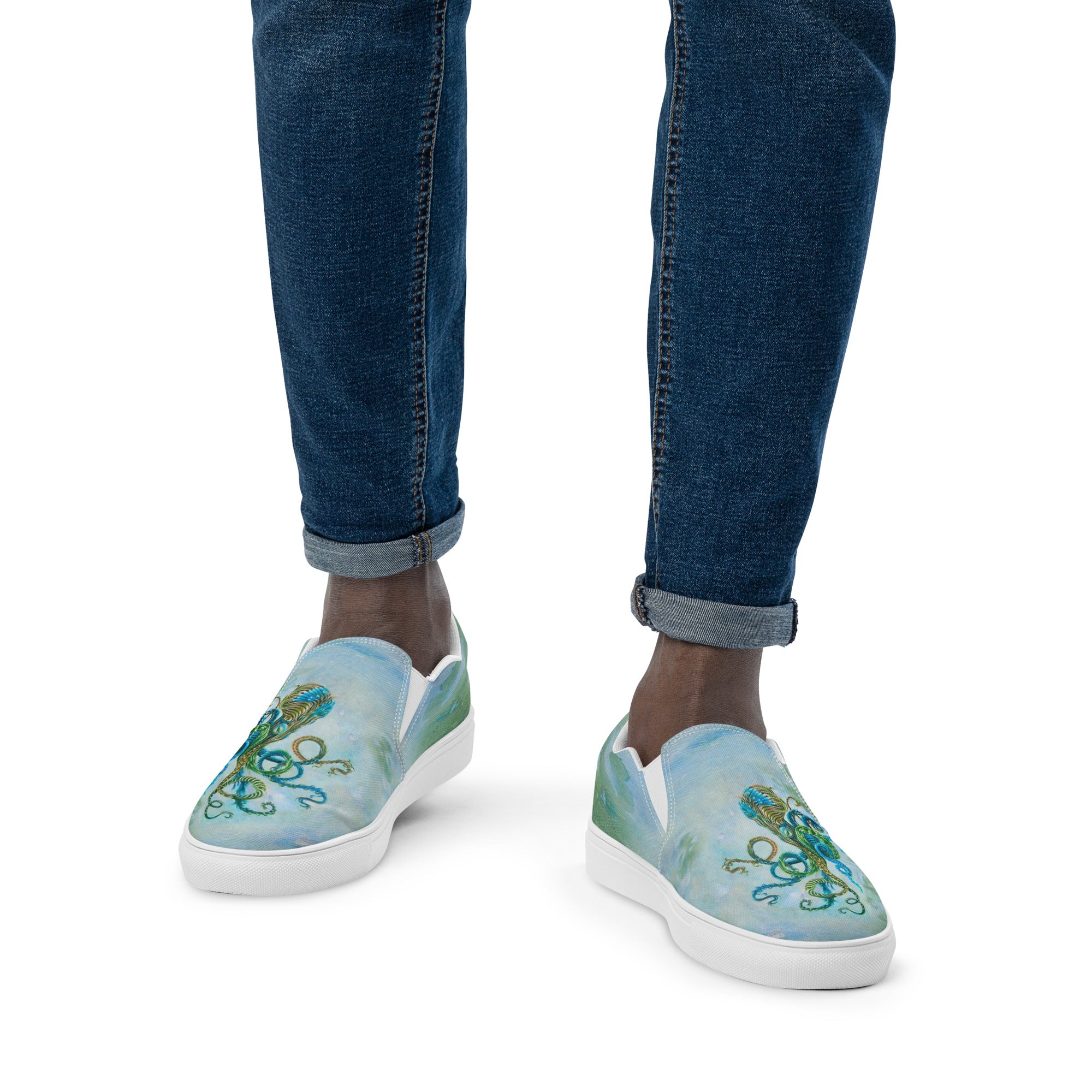 Men's Slip On- Nature Octopus