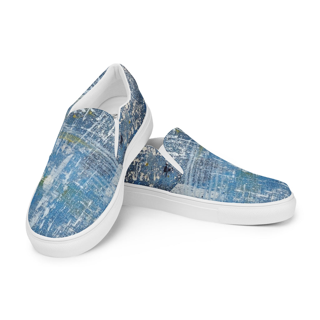 Men's Slip On- Denim Scrape