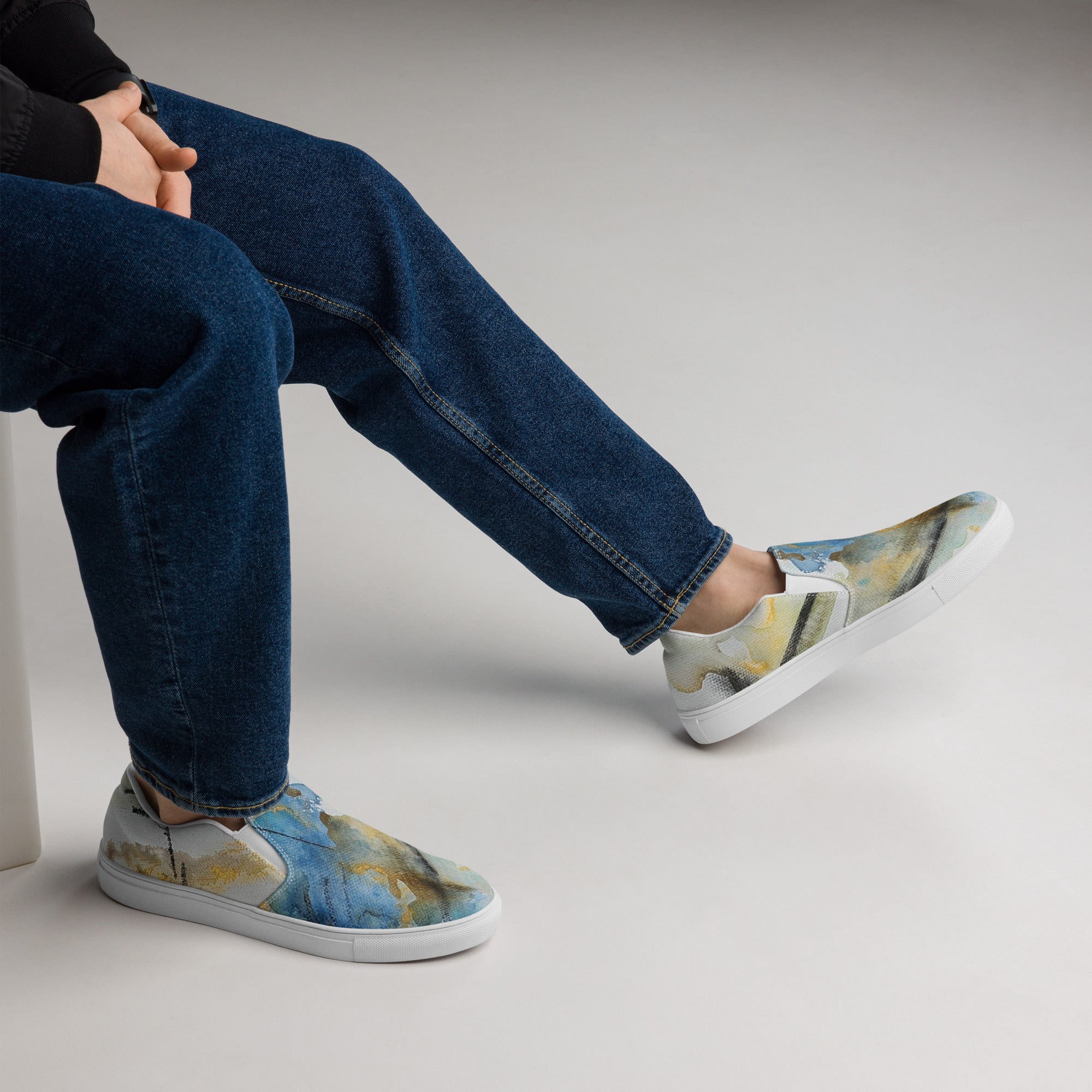 Men's slip on- With Caramel