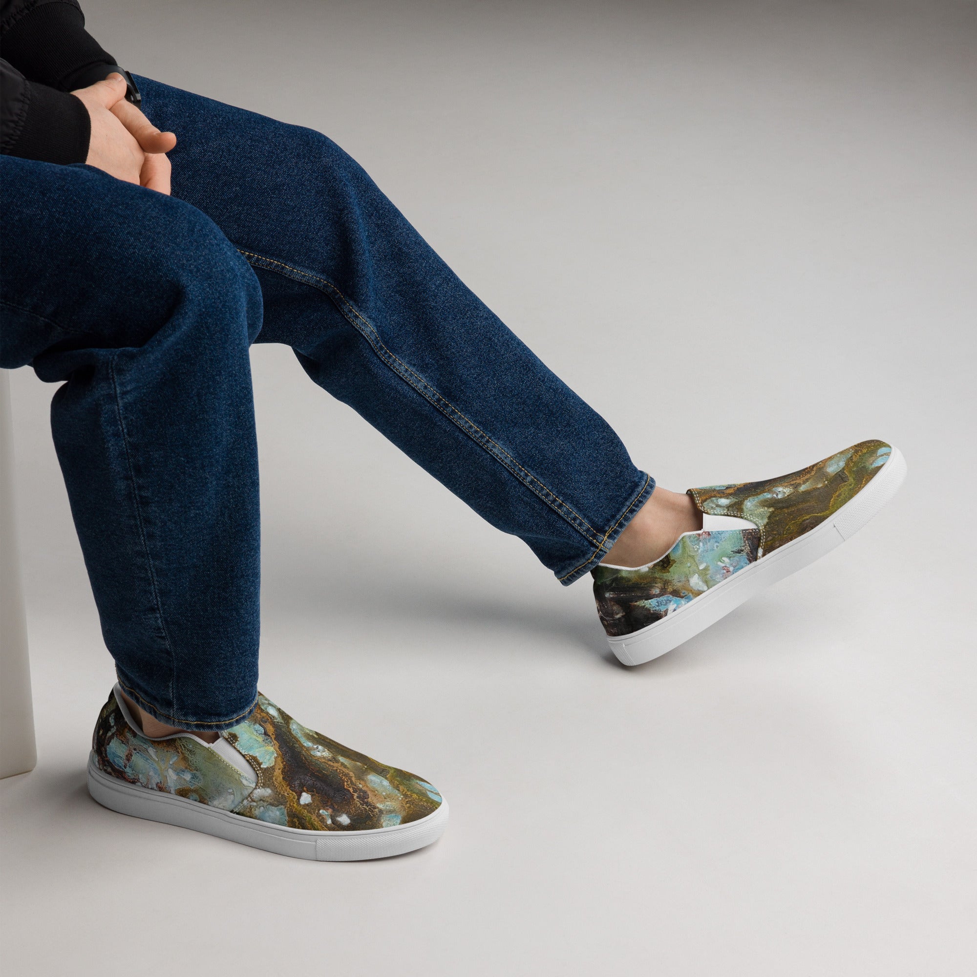 Men’s Slip On- Microscope