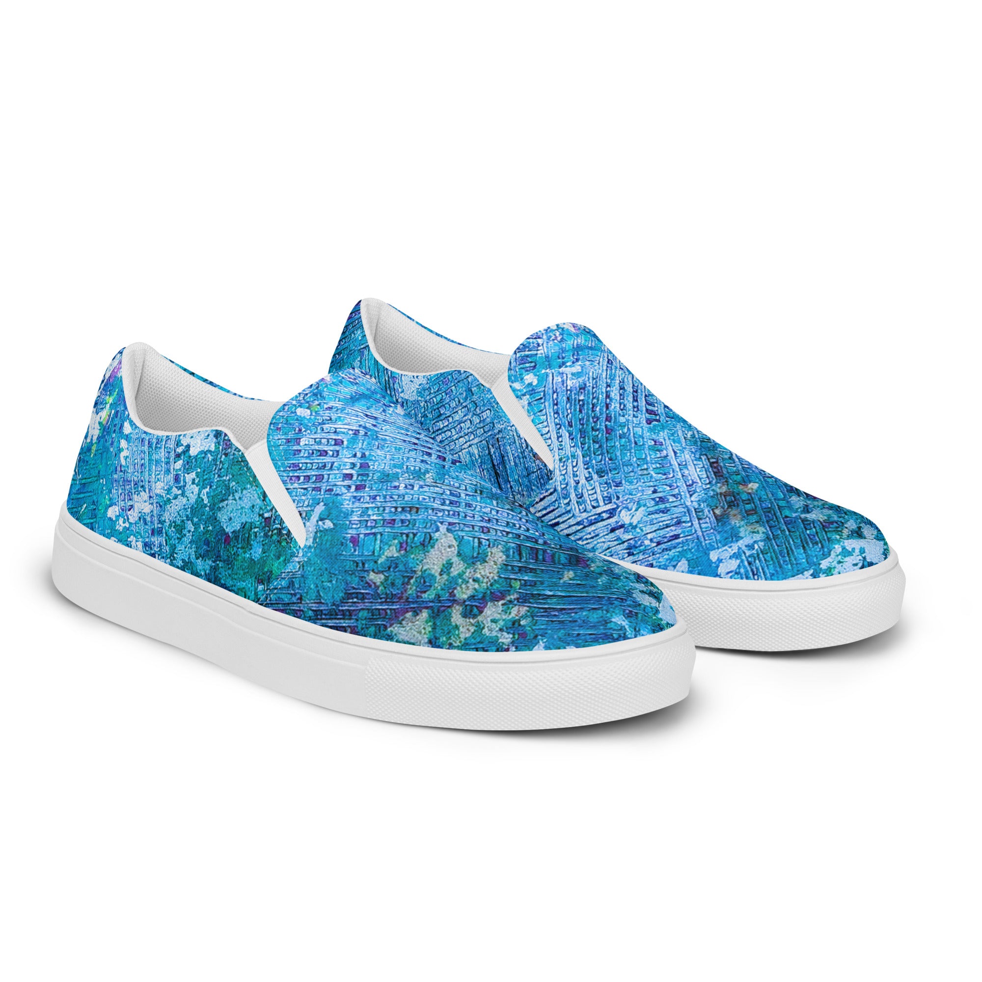 Men's slip on- Weave Blue
