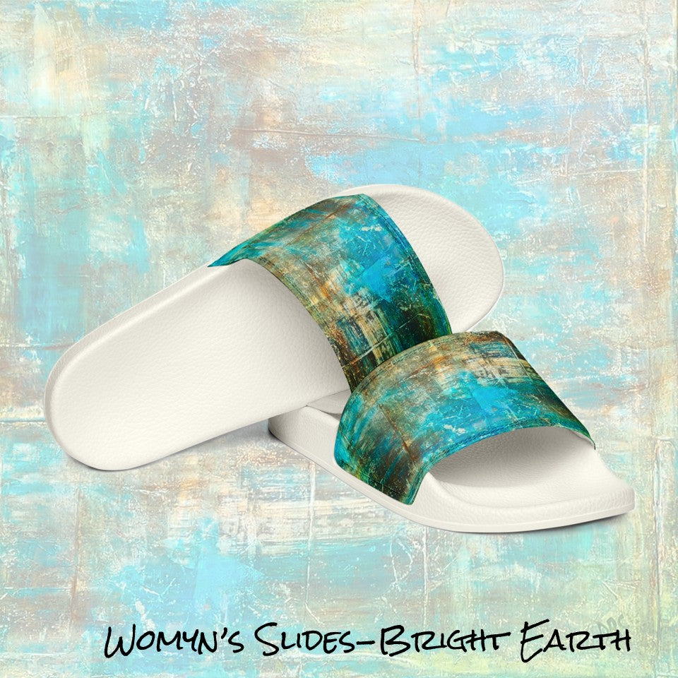 Womyn's slides- Bright Earth