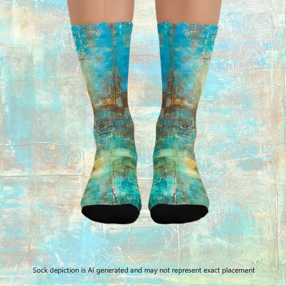 Crew socks- Bright Earth