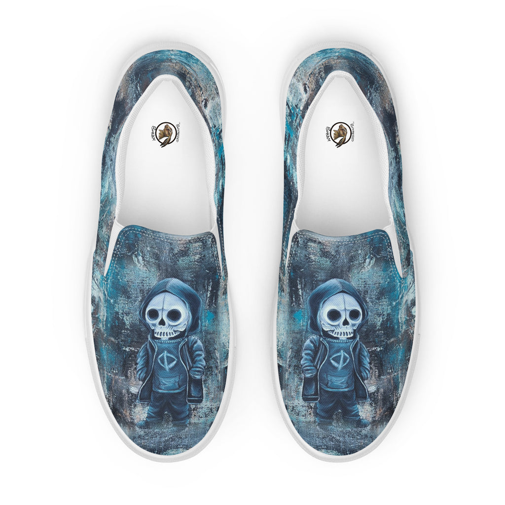 Womyn's Slip On- Skull Boy