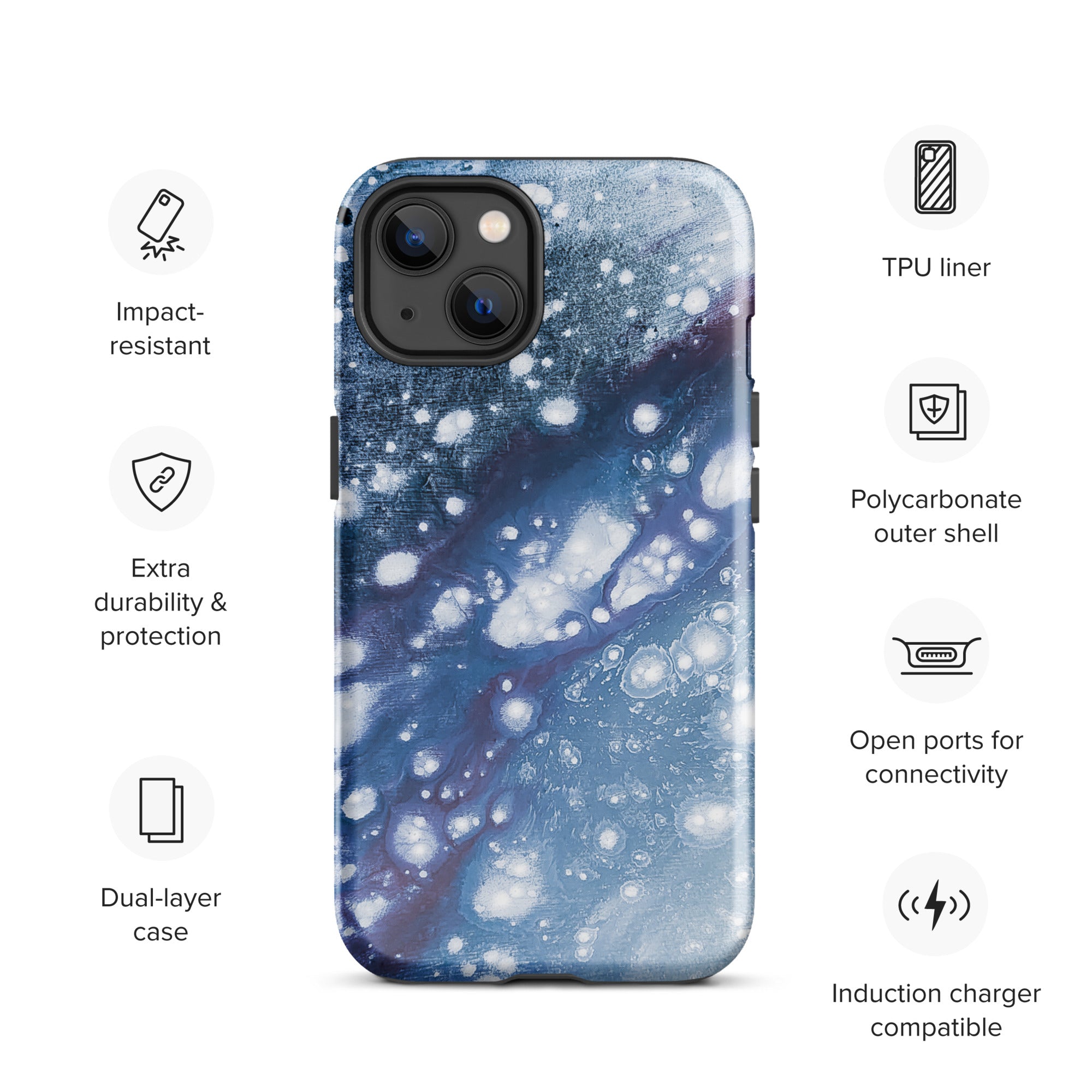iPhone® Tough Case- Galaxy Blue
