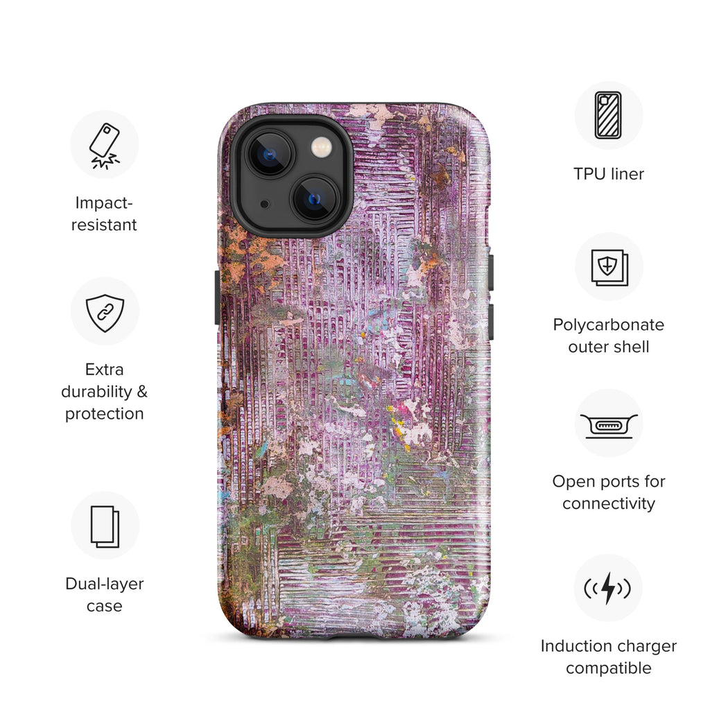 iPhone® Tough Case- Weave Berry