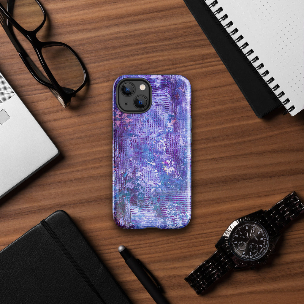 iPhone® Tough Case- Weave Purple