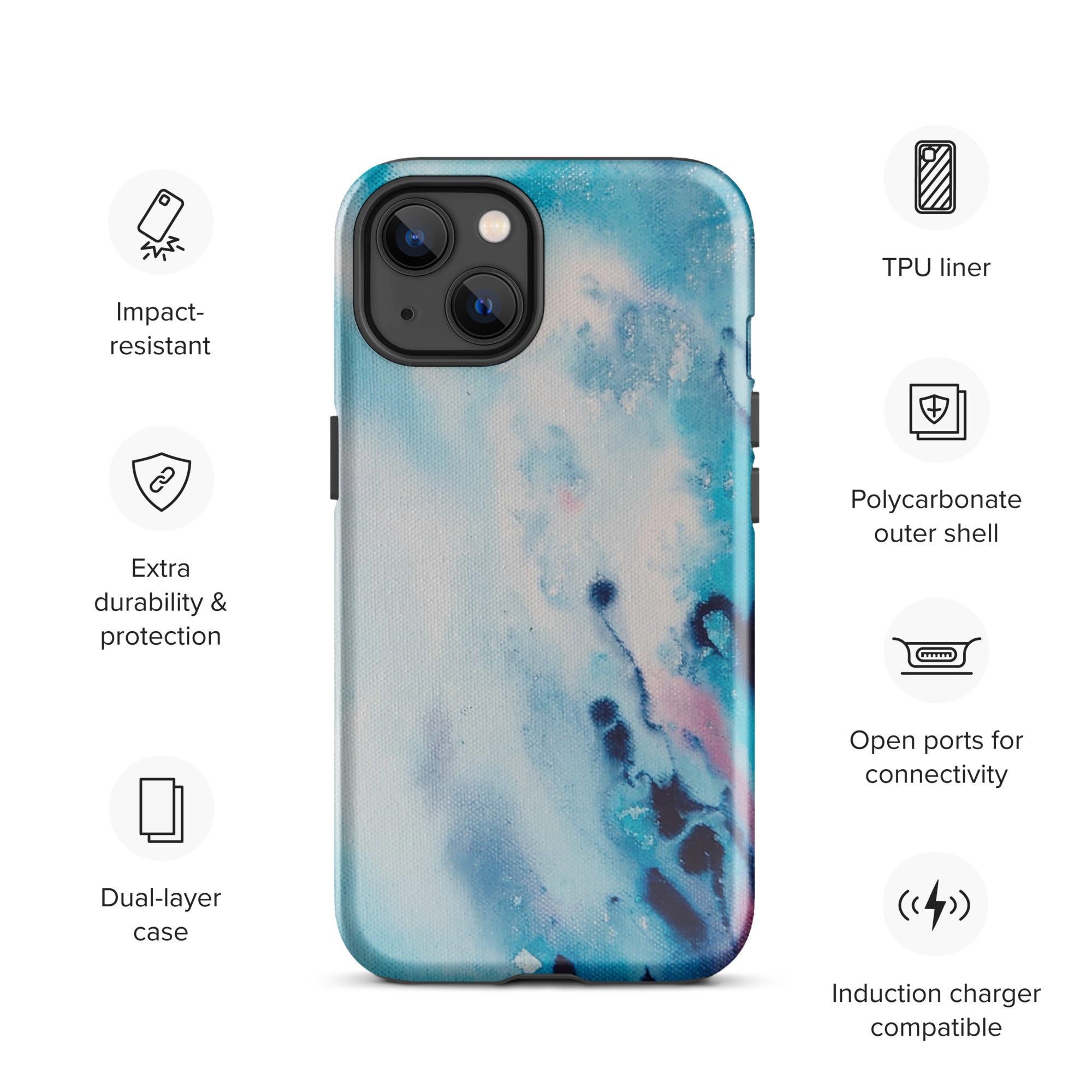 iPhone® Tough Case- Ink Wind