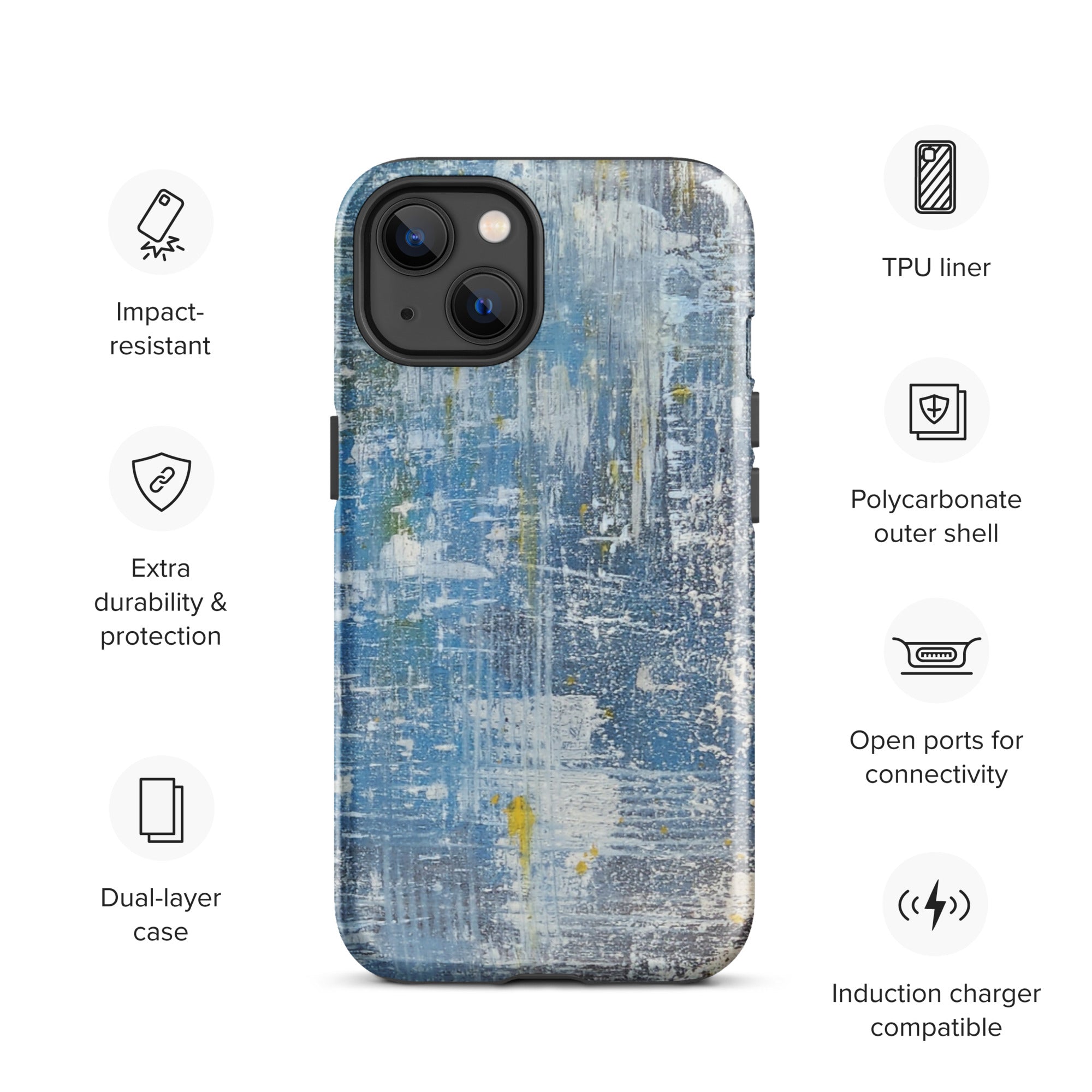 iPhone® Tough Case- Denim Scrape