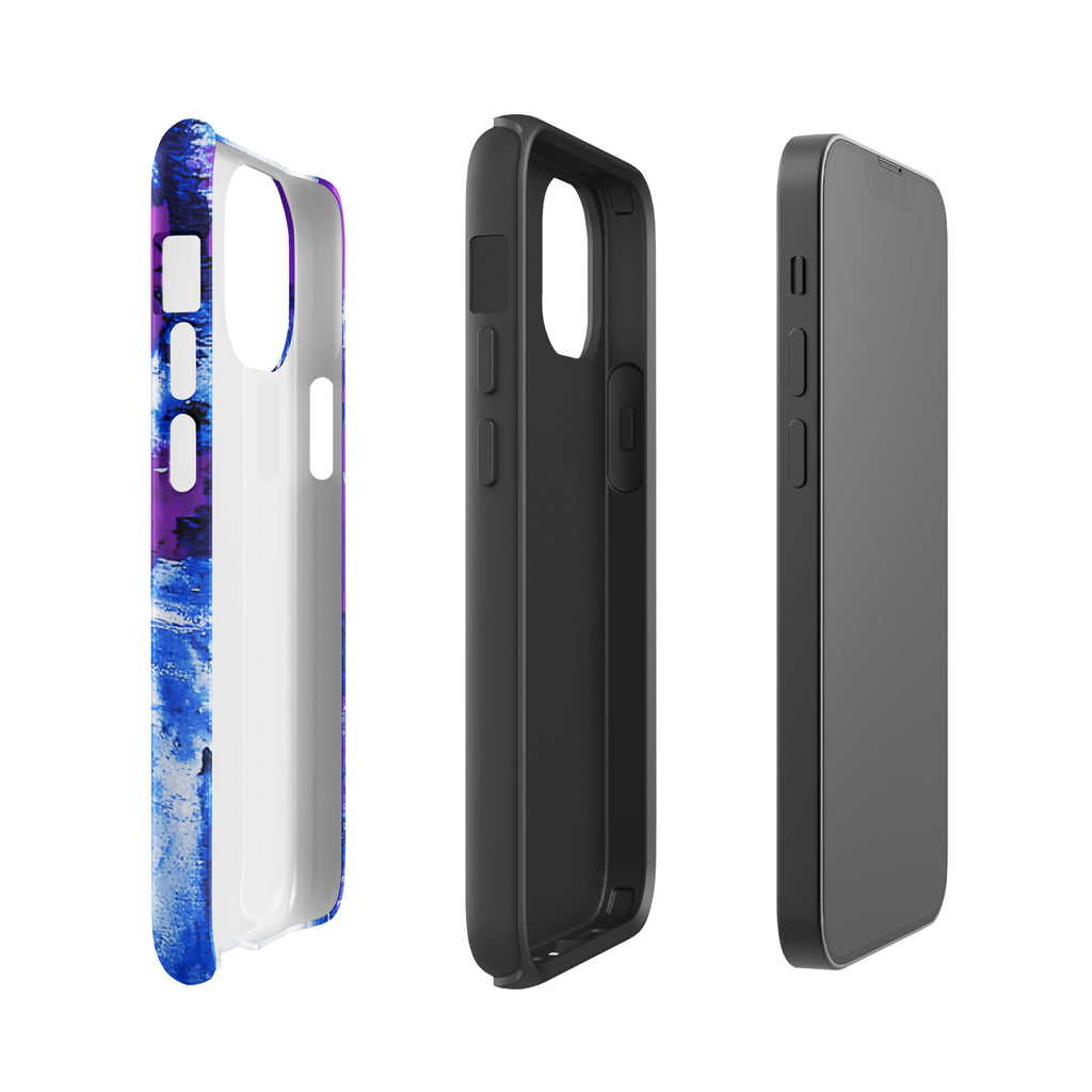 iPhone® Tough Case- Mismatch Purple