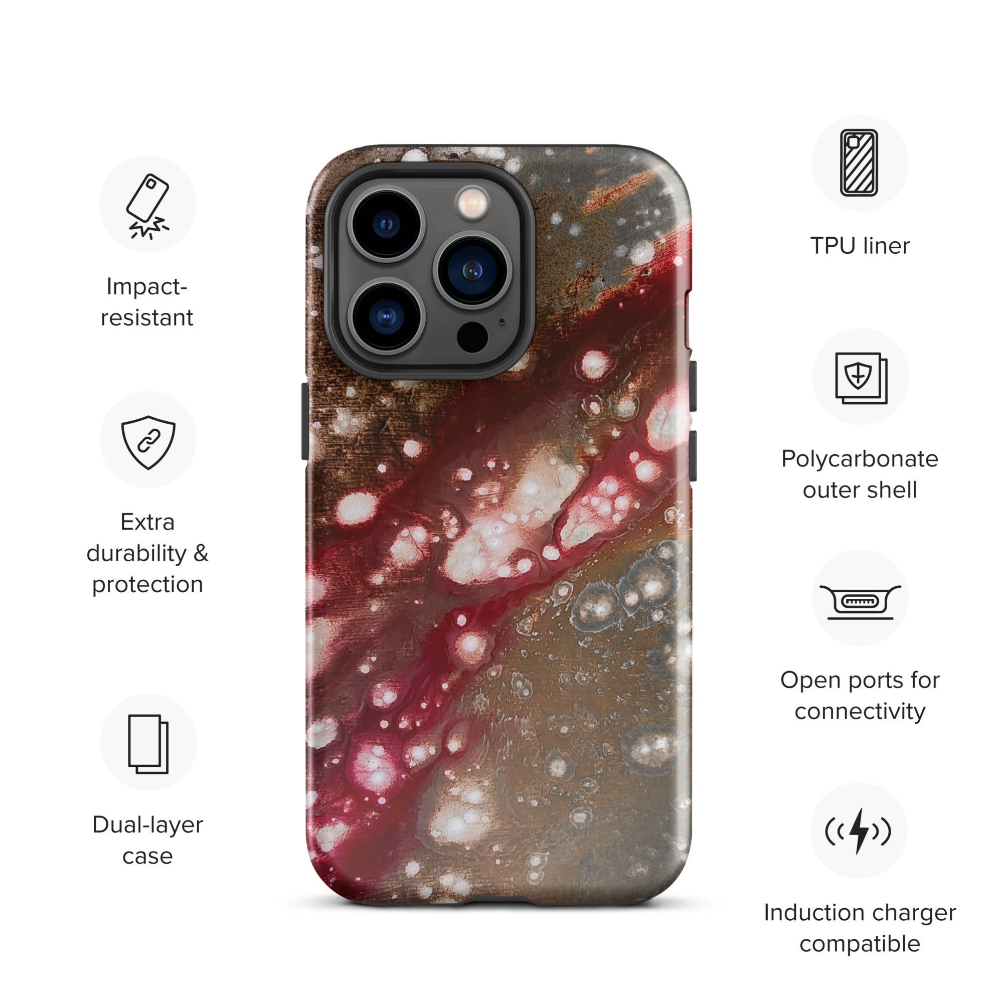 iPhone® Tough Case- Galaxy Rust
