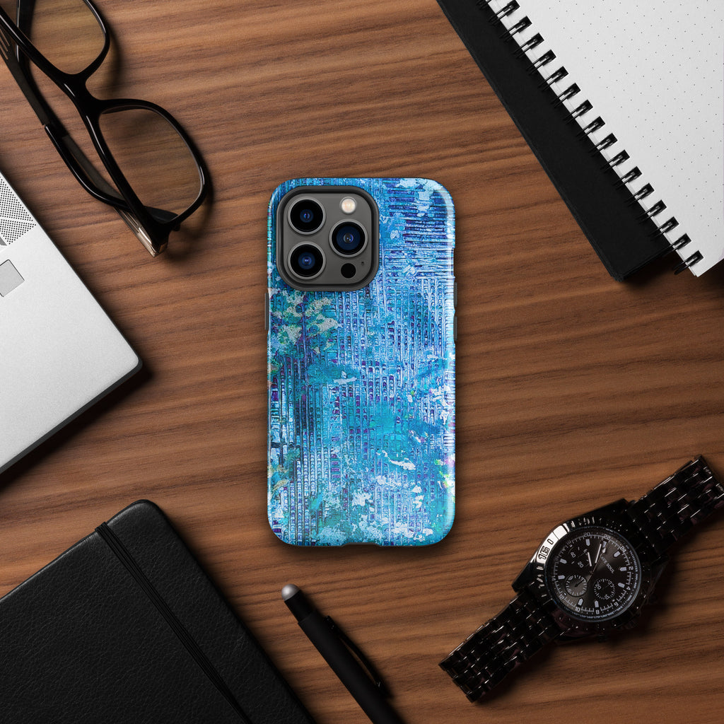 iPhone® Tough Case- Weave Blue