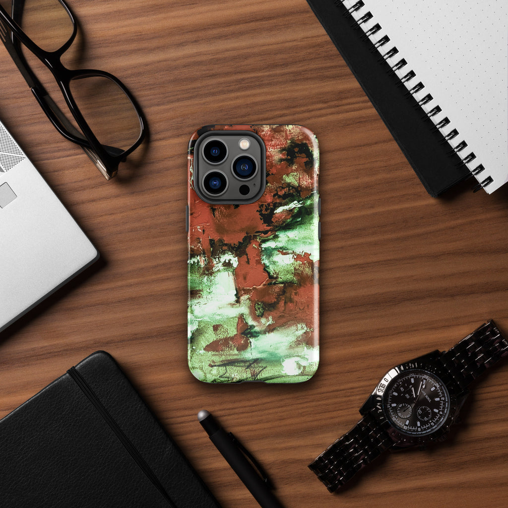 iPhone® Tough Case- Mismatch Green