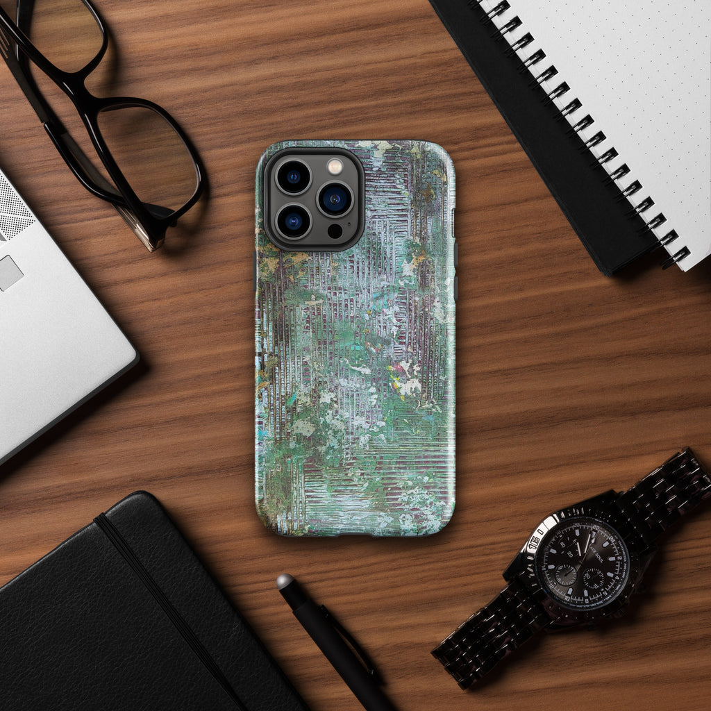 iPhone® Tough Case- Weave Green