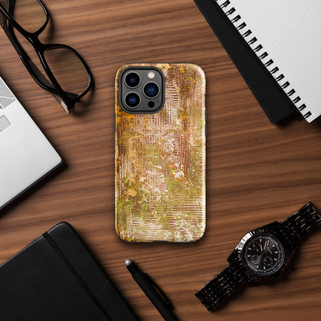 iPhone® Tough Case- Weave Golden
