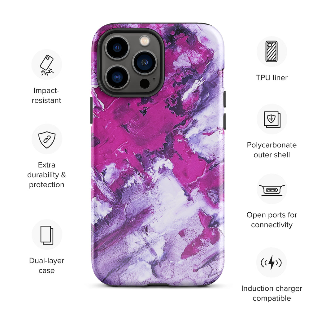 iPhone® Tough Case- Mismatch Pink