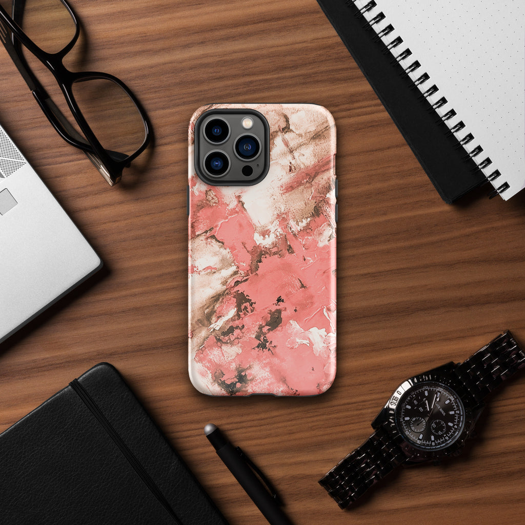 iPhone® Tough Case- Mismatch Peach