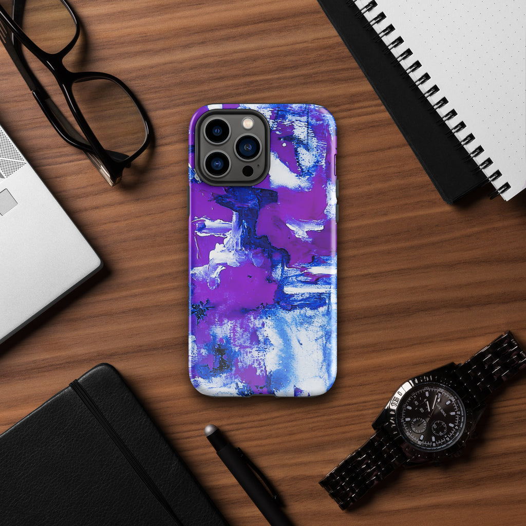 iPhone® Tough Case- Mismatch Purple