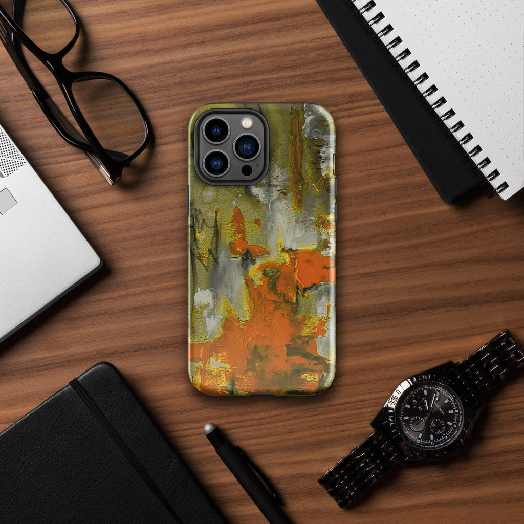 iPhone® Tough Case- Mismatch Orange