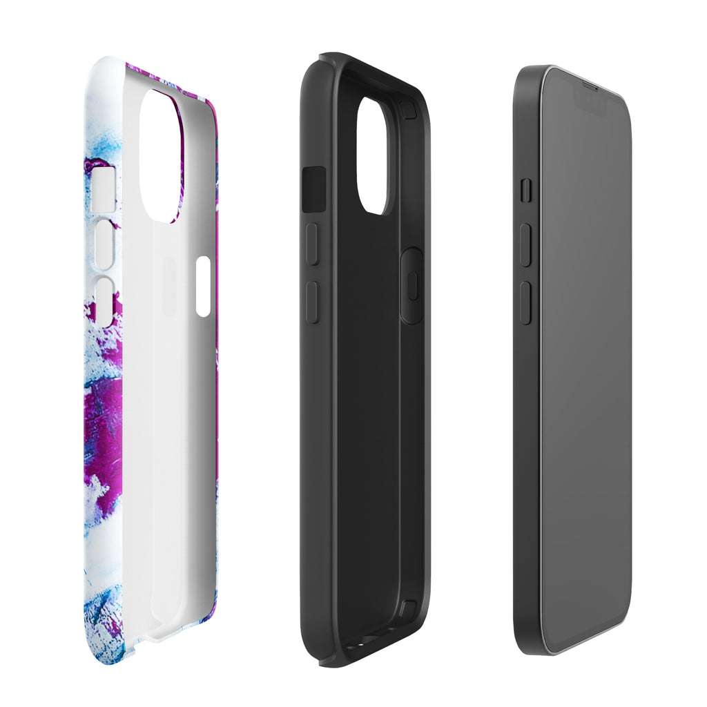 iPhone® Tough Case- Mismatch Turquoise