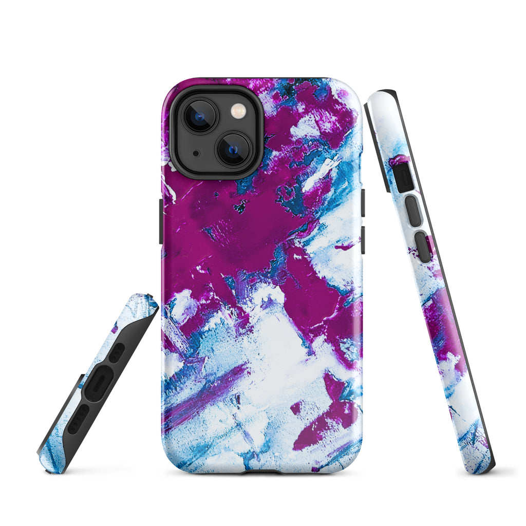 iPhone® Tough Case- Mismatch Turquoise