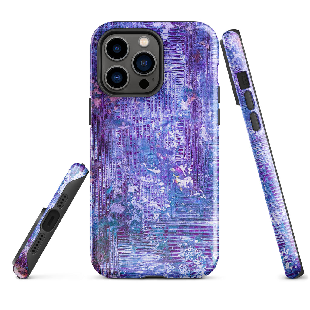 iPhone® Tough Case- Weave Purple