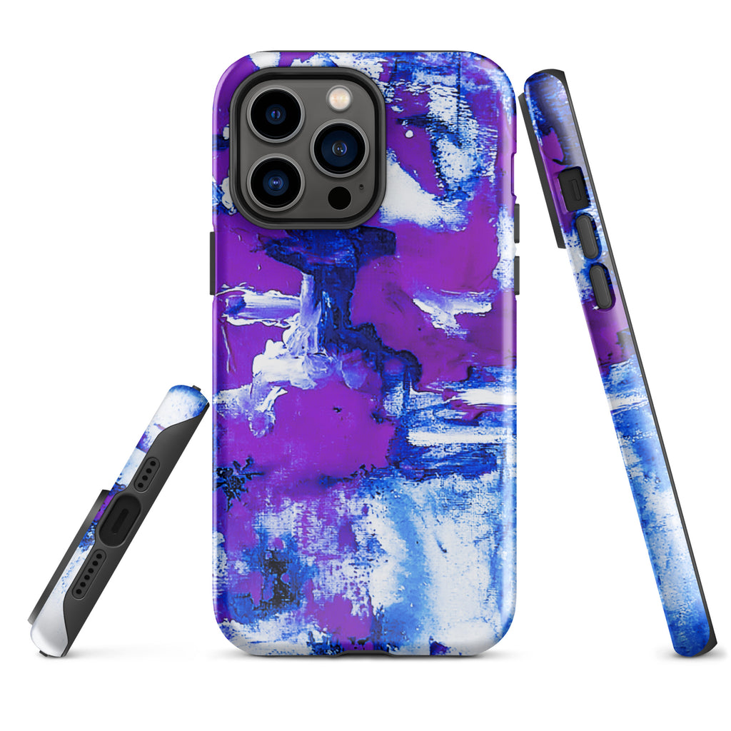 iPhone® Tough Case- Mismatch Purple