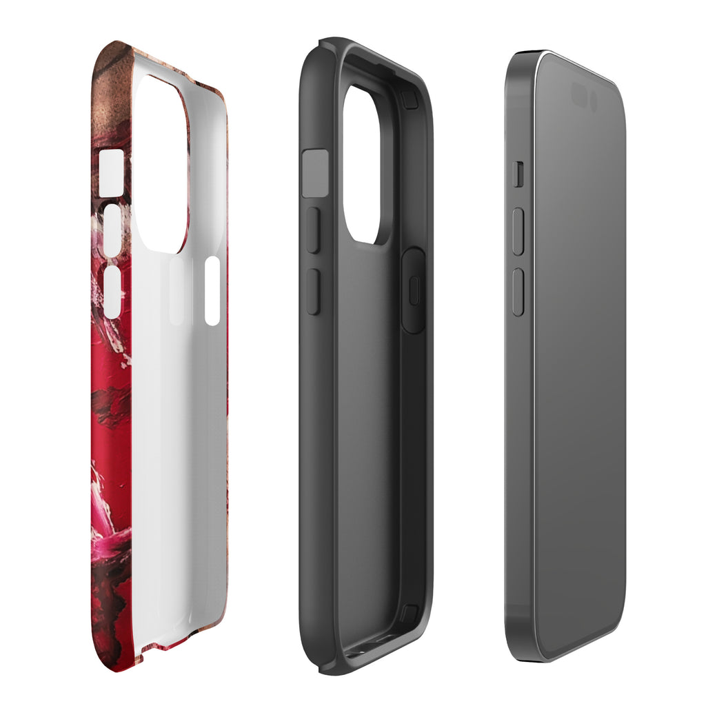 iPhone® Tough Case- Mismatch Red