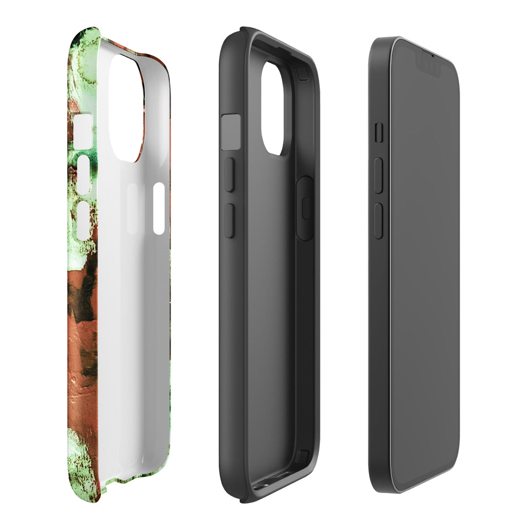 iPhone® Tough Case- Mismatch Green