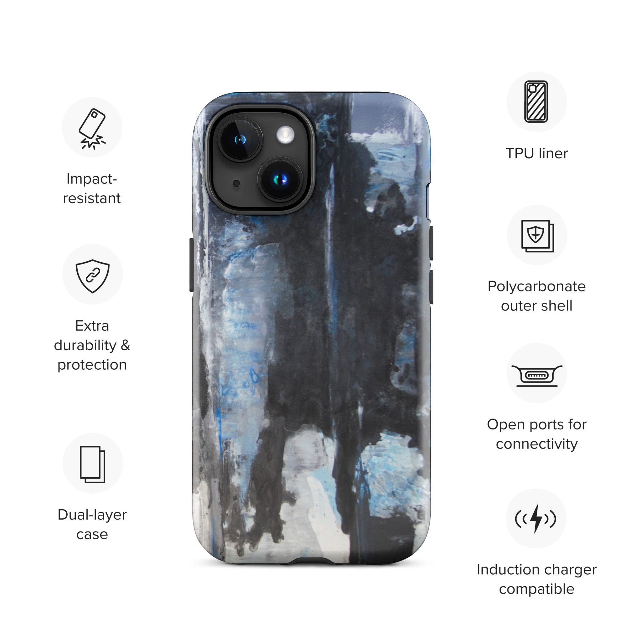 iPhone® Tough Case- Start with Blue