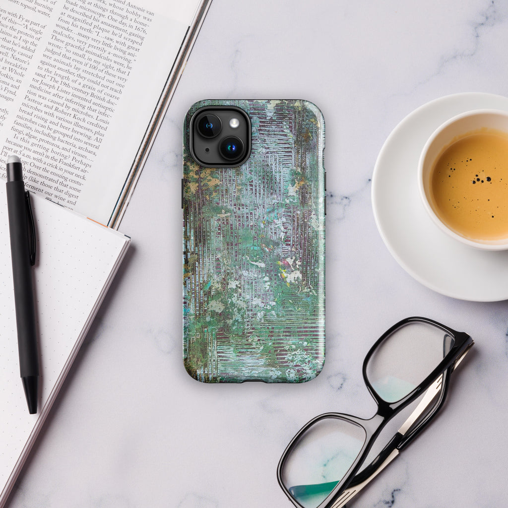 iPhone® Tough Case- Weave Green