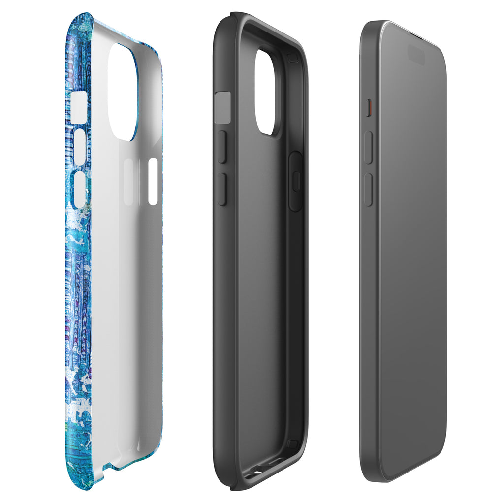 iPhone® Tough Case- Weave Blue