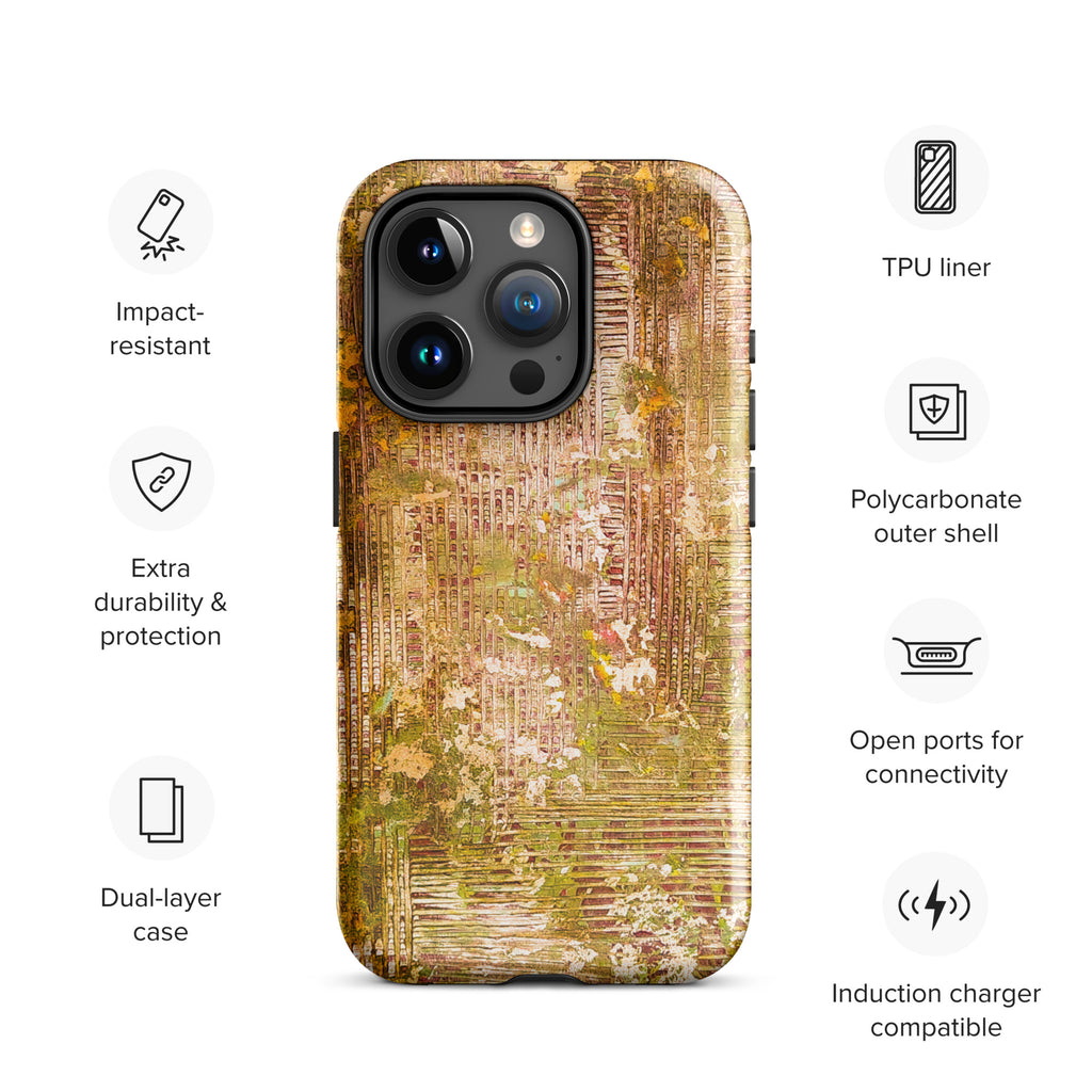 iPhone® Tough Case- Weave Golden