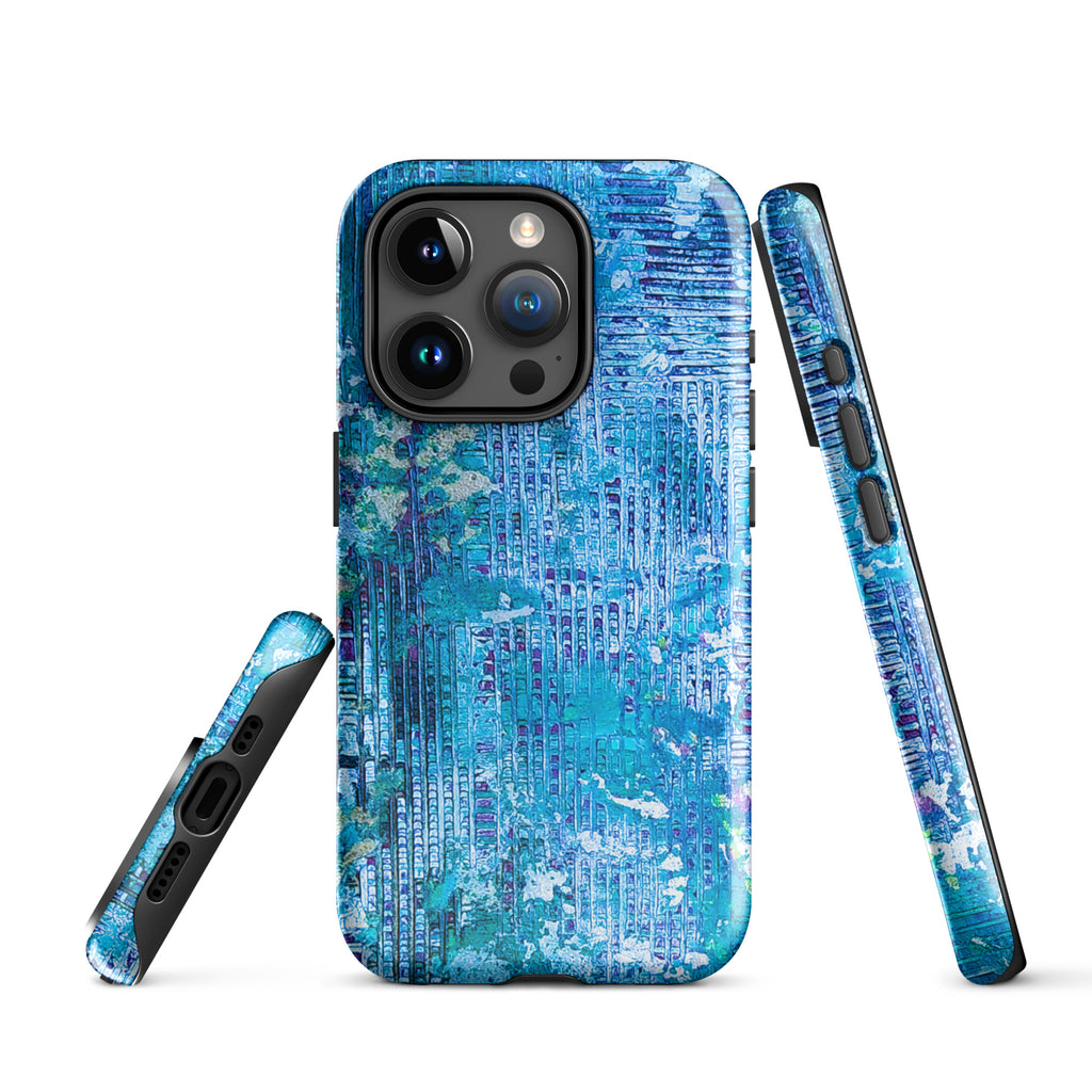 iPhone® Tough Case- Weave Blue