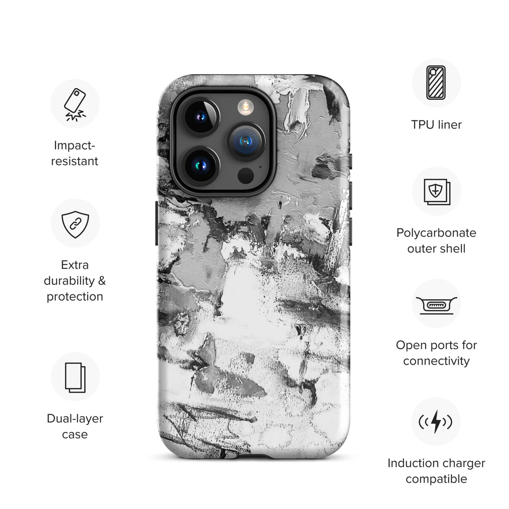 iPhone® Tough Case- Mismatch Grey