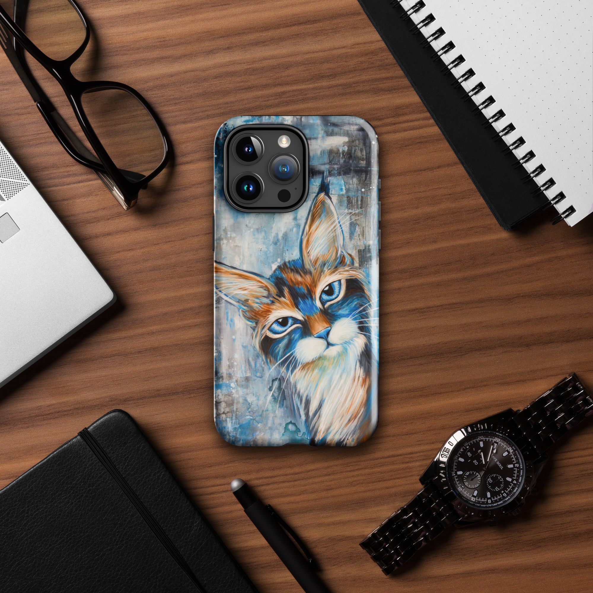 iPhone Tough Case- Big Kitty