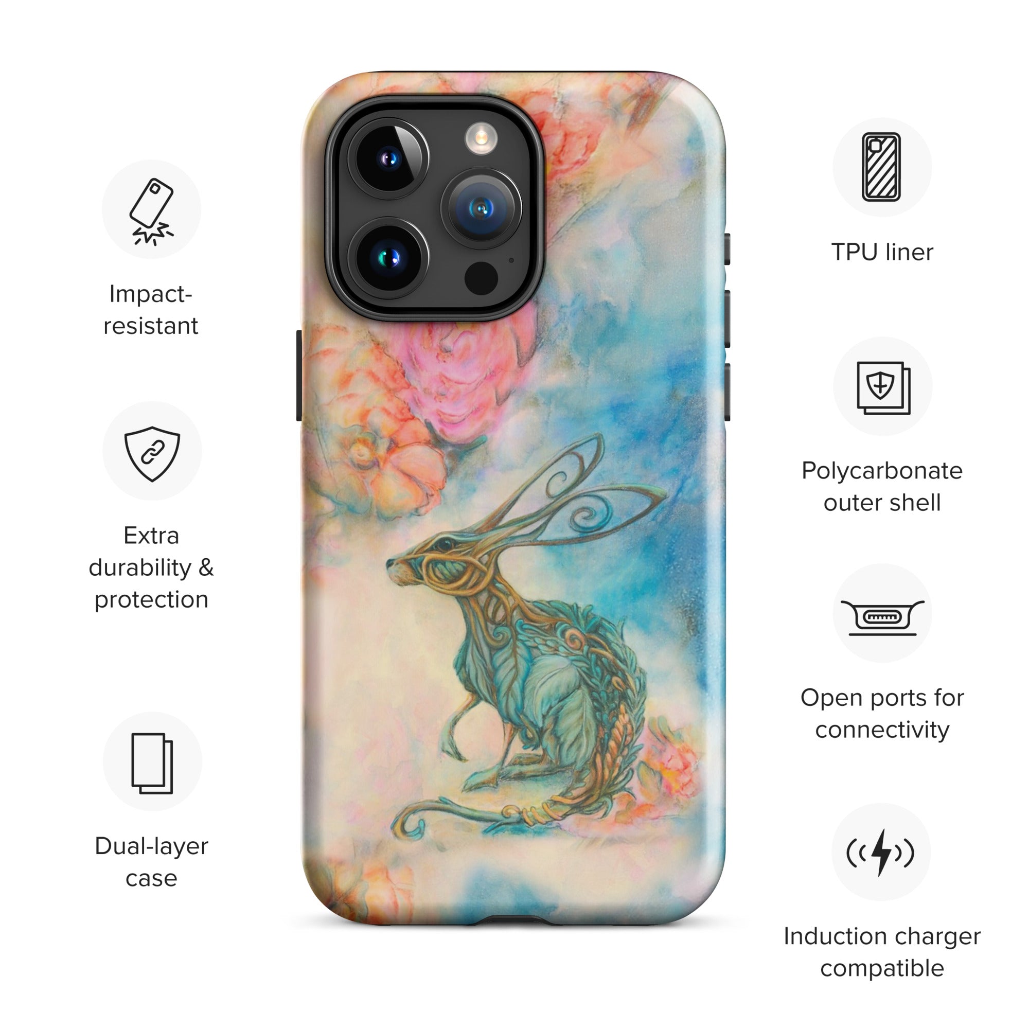iPhone® Tough Case- Hare Plant
