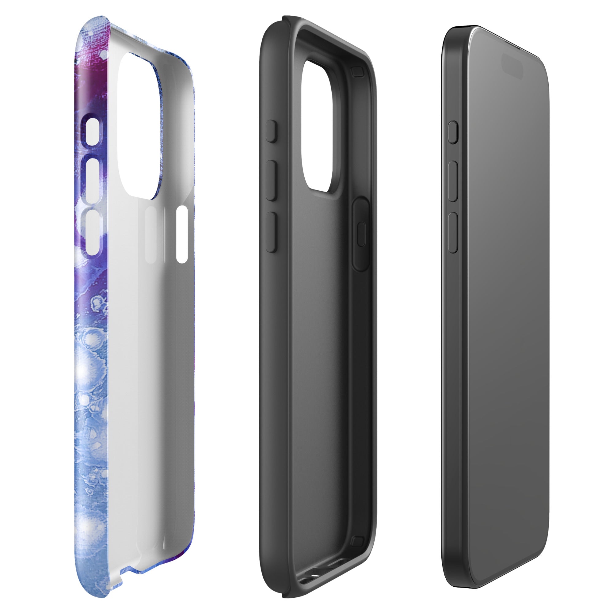 iPhone® Tough Case- Galaxy Purple