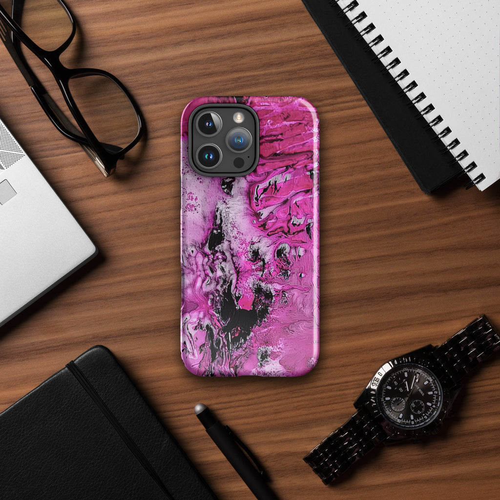 iPhone® Tough Case- Pink Marble