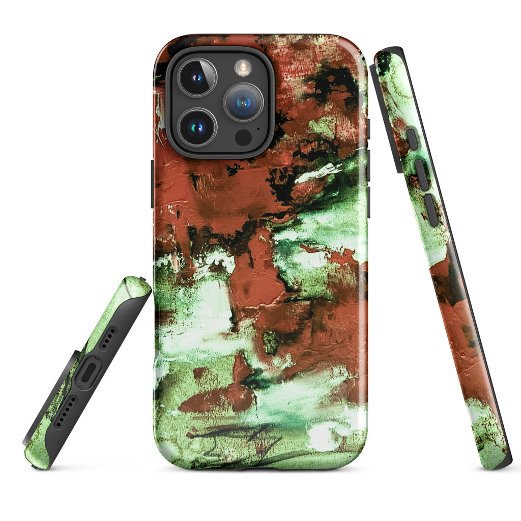iPhone® Tough Case- Mismatch Green