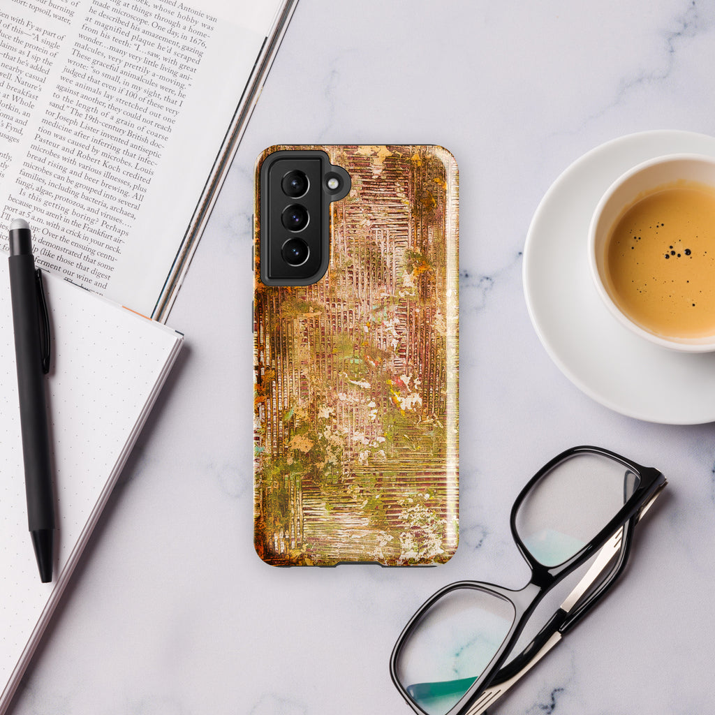 Samsung® Tough case- Weave Golden