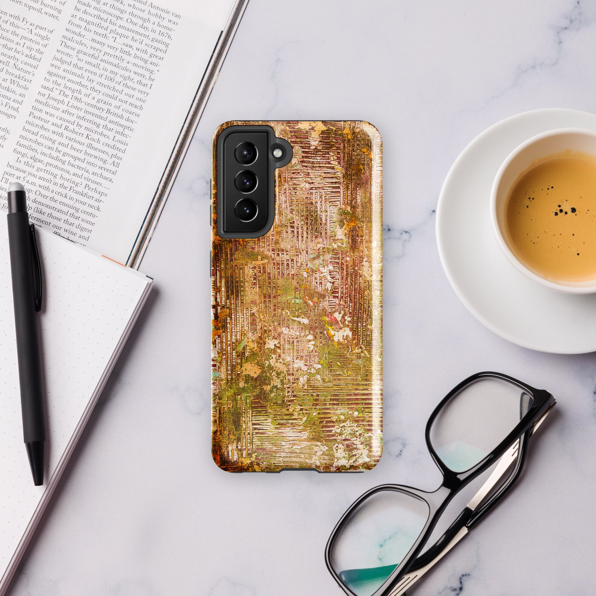 Samsung® Tough case- Weave Golden